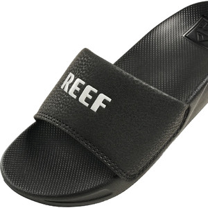 2024 Reef Kids One Slider Flip Flops Cj2063 - Reef Svart / Vit